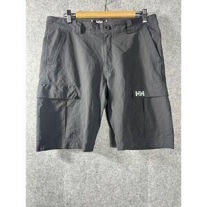 Helly Hansen HH Men's Cargo Shorts Gray Ripstop Outdoor Hiking Size 34 Like New